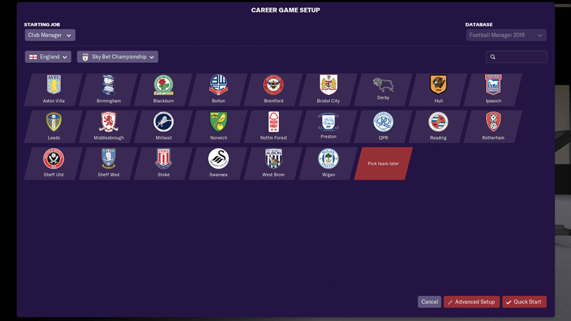 Download Game Football Manager 2019